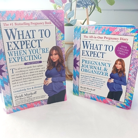 "What To Expect When You're Expecting" Pregnancy Book & Journal Organizer, Set - Picture 16 of 16